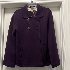 Beautiful Talbots eggplant colored jacket